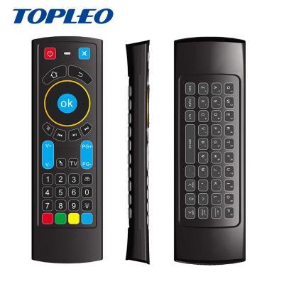 China Teclado universal elegante programable de larga distancia de CR3 2.4G RF BT 6-Axis TV teledirigido en venta