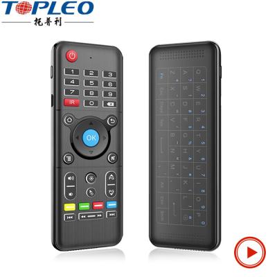 China Excellent quality Air Mouse H1 2.4GHz wireless universal remote control keyboard mouse combo with touch pad for sale