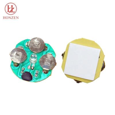 China POP Display Alibaba Supplier Small Button Cell Power 5mm Golden Flashing Led Lights For Pop Display for sale