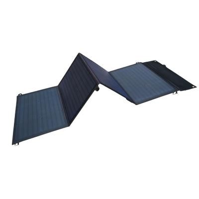 China Portable Folding Solar Panel Faltbare Solarpanel 120w Wireless Charging Foldable Solar Panel Water Proof for sale