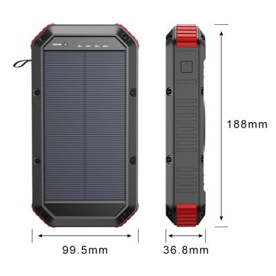 China Fast Low Price OEM ODM Factory Support Charging Solar Power Bank 30000 Portable Laptop Powerbank for sale