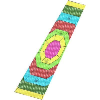 China Colorful Douli PE rope hand knitted rainbow slide swinging bridge climbing ladder walking aisle as part of crocheted playground for sale