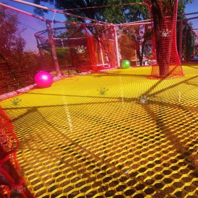 China Colorful Douli customizable outdoor treetop comprehensive rope knitted net trampoline football maze playground for children for sale