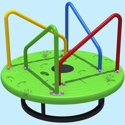 China Steel Douli crazy outdoor unpowered roundabout game playground equipment for children for sale