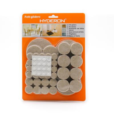 China Floor Protector Hyderon Furniture Pads Assembly Package Multifunctional Customized Adhesive Furniture Pads for sale