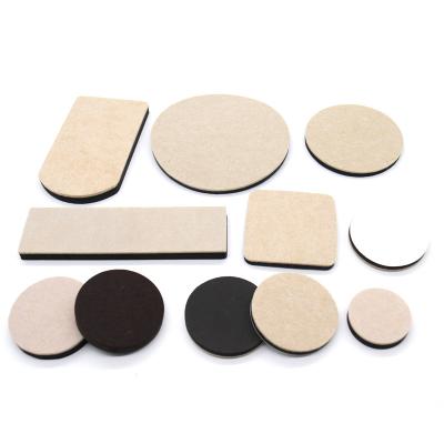 China Sofa Wholesale Custom Floor Protector Foam Easy Movable Felt Furniture Sliders for sale