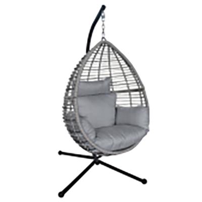 China Super Comfortable Waterproof High Quality Thick Swings Hammock Patio Rattan Furniture Single Seat Cushion Egg Hanging Chair for sale