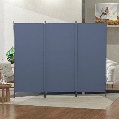 China Modern Metal Office Screen Portable Movable Folding Room Divider for sale