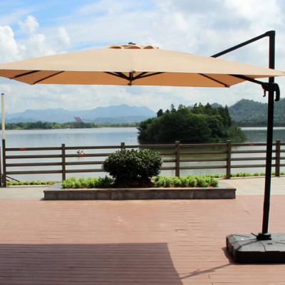 China Modern China Latest Popular Waterproof Cantilever Patio Beach Outdoor Sun Umbrella for sale