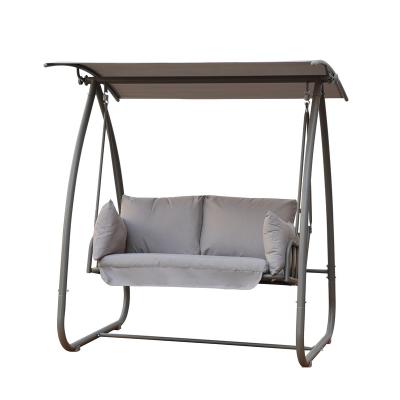 China Super Comfortable Multifunctional Outdoor Patio Hanging Swing Chair With Adjustable Backrest for sale