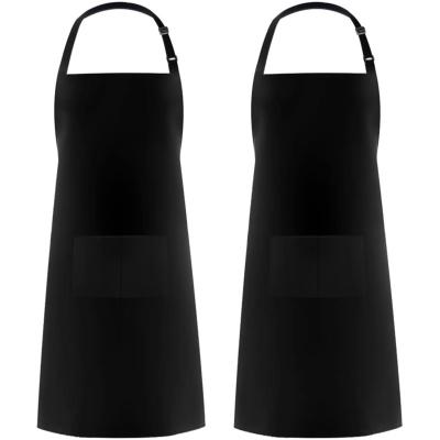 China Plain Custom High Quality Customized Cotton Fabric Aprons With Logo For Sale for sale