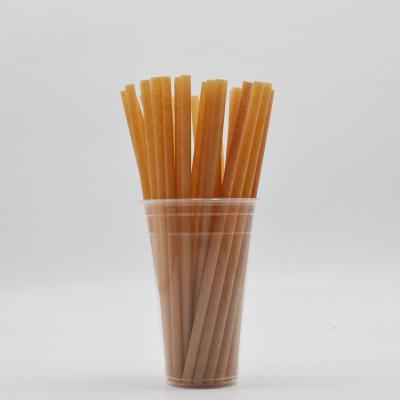 China High Temperature Biodegradable Compostable Bamboo Fiber Straw For Catering Rack Factory Price for sale