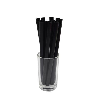 China 12mm Holder 6mm 7mm 8mm 10mm Colored Cornstarch PLA High Temperature Non Plastic Non Plastic Biodegradable Straws For Bubble Tea Smoothie Milkshake Boba Cold Drinks for sale