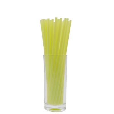 China Favorable Price High Temperature Rack Hot Selling Orange Juice Compostable Pla Straw for sale