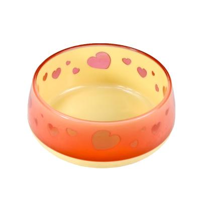 China OEM Factory Wholesale Viable Silicone Colored Cartoon Pet Cat Dog Food Drinking Bowl for sale