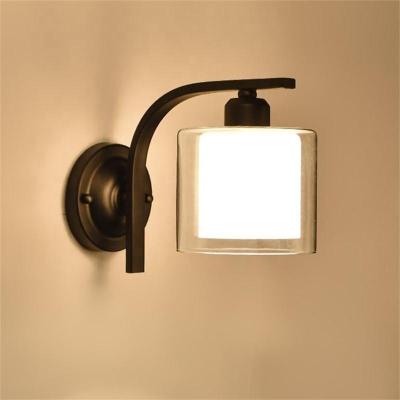 China American modern led wall lights new iron study LED indoor restaurant modern creative wall lights led wall lamp wholesale for sale