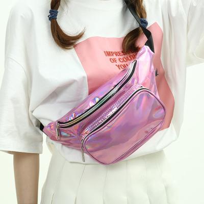 China New High Quality Laser Hold Belt Bag Women Waist Pack Hip Waist Pack Waterproof Shoulder Beach Bag Messenger Bag for sale