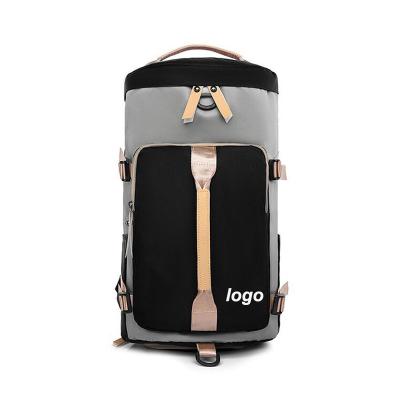 China Customizable wholesale logo overnight duffle backpack large capacity travel bags waterproof gym weekend bag for women for sale