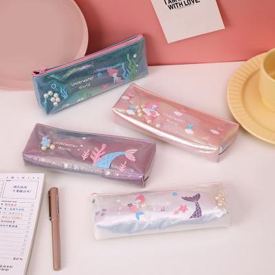 China Durable Top Selling Venonat Mermaid Multifunctional Makeup Bag Cute Durable Pencil Bag For Girls School Pen Case Pencilcase Pencil Bag for sale