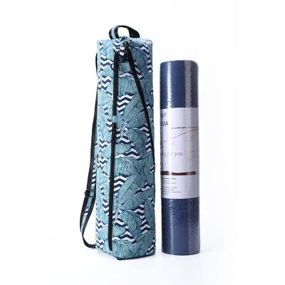 China Multi-Function Handmade Canvas Zipper Full Body Contoured Women's Fit Large Thick Gym Fleece Exercise Carry Bag Storage Pocket Yoga Mat for sale