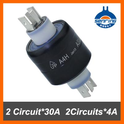 China Mercury Slip Rings A4H 2Circuit 30A.2Circuit 4A Revolving Armature 4 Poles for sale