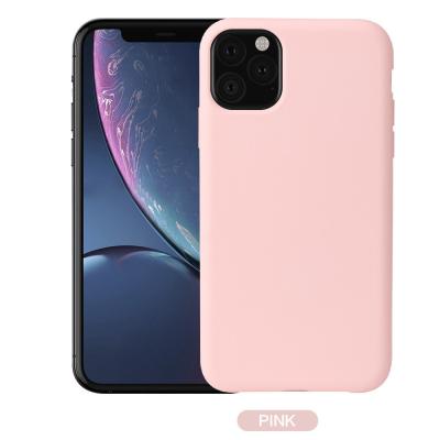 China Wholesale Custom Shockproof OEM Logo Universal Tpe Liquid Silicone Eastmate Phone Cases For Iphone 11 pro max for sale