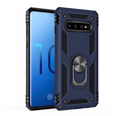 China New Arrival 2019 360 Degree Rotating Ring Kickstand Holder Phone Case for Samsung Galaxy S10 JS-S 10 for sale