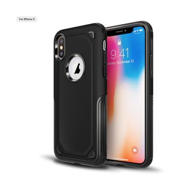 China 2019 New Arrival Slim Handy Anti-scratch Anti-scratch Shockproof Hard Coat Dual Layer Phone Case For Iphone X for sale