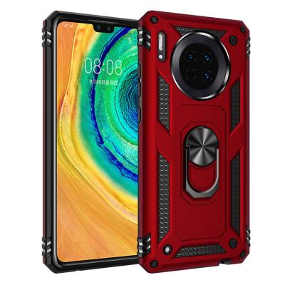 China 2019 New Arrivals Shockproof 360 Degree Rotating Magnetic Ring Mate 30 Phone Case For Huawei Phone Cover for sale