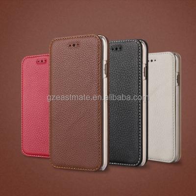 China Easy to fit & remove the hot sale leather phone case for iphone6plus cases genuine leather for sale