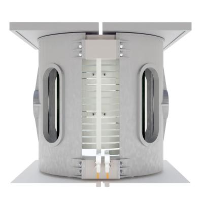 中国 Factory plant manager online melting 100kg steel reducer inclined fall induction melting furnace 販売のため