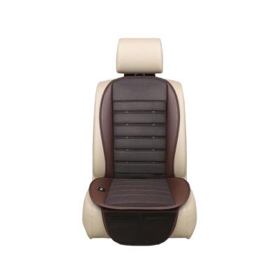 China Business/Car Cooling Fan Cushion Universal Single Seat Luxury Single Car Leather Seat Covers for sale