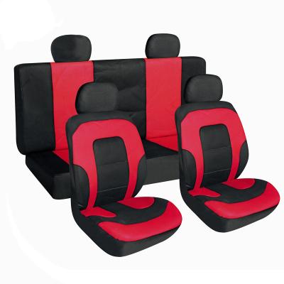 China Universal Luxury Business Car Seat Protector/8Pcs Polyester Full Set Luxury Universal Car Seat Covers Seat Covers for sale