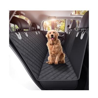 China Luxury Hot Selling Business/U Shape Oxford Back Dog Seat Cover Protector Seat Cover Car Seat Protectors Pet For Dogs With Mesh Window for sale