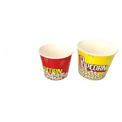 China Bio-degradable Custom High Quality 32/54/64 /85 oz Food Grade Paper Popcorn Cup for sale