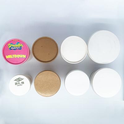 China Non Spill Hot Selling Best Quality Customized Printing Paper Coffee Cup Lids Paper Cup Lid for sale