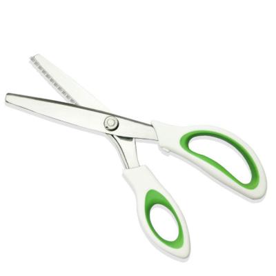 China Convenient Universal Flower-tooth Tailor Scissors, Spike Shaped Scissors / Two Color Optional for sale