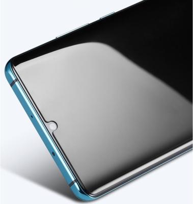 China Mobile Phone UV Glue Curved Anti Blue Light Screen Tempered Anti-peep Clear Glass Protector For Huawei P30 pro for sale