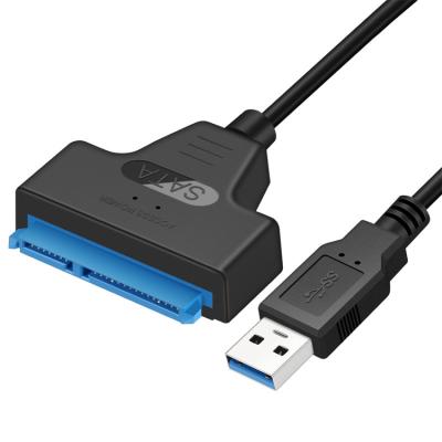 China COMPUTER USB 3.0 SATA III Hard Drive Adapter Cable For 2.5 Inch SSD And HDD With Extra USB Power Cable / Support UASP-20cm for sale