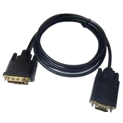 China ABS+PCBA 180cm Active DVI To VGA Adapter FHD 1080P@60 DVI D 24+1 To VGA Digital Adapter Converter Cable for sale