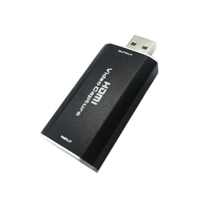 China Aluminum Alloy Audio Video Capture Cards HDMI to USB 1080p USB2.0 Disk Via DSLR Camcorder Action Came for sale