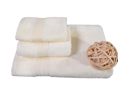 China Sustainable Wholesale Luxury Pure Cotton Solid Color Soft Bath Towel for sale