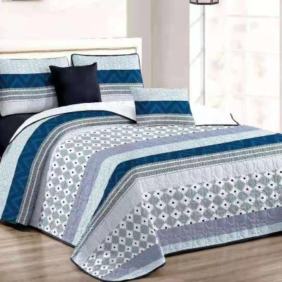 China Durable Comforter Woven Adult Ultrasonic 100% Polyester Air Conditioner Bedspread Set for sale