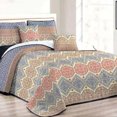 China Durable Comforter Embroidery Cotton Bedspread BED COVER SET for sale