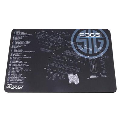 China Anti Slip Extend Eco - Friendly Gun Mat Rubber Supporting Mat Gun Mat Cleaning for sale