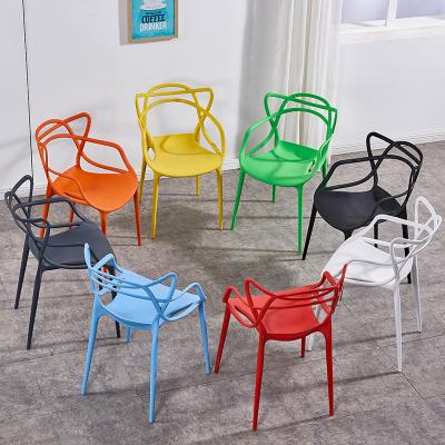 China Wholesale Cat Ear Chair Free Sample Nordic Modern Furniture With Plastic Legs Dining Chair for sale