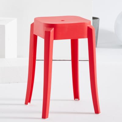 China Modern Stackable Plastic Shower Camp Foot Step Kitchen PP Chairs Storage Stool for sale