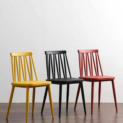 China Luxury Design Free Sample Plastic Dining Chairs Cheap Price High Quality Plastic Dining Chair For Sale for sale