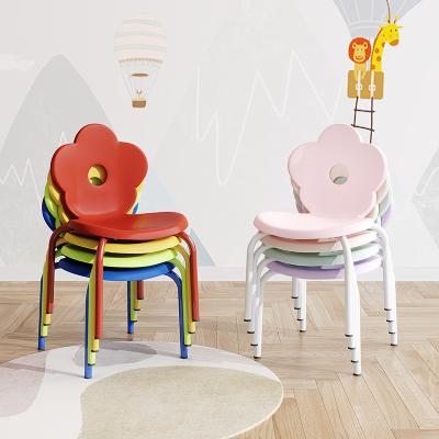 China Colorful Fancy Plastic Safety Kindergarten Furniture PP Cheap Kids Chairs Preschool/Daycare Chair/Plastic Kids Playroom Furniture for sale