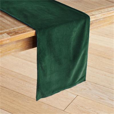 China Custom Solid Color Fabric Solid Color Table Runner For Home Decoration for sale